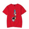 2023 Мужская футболка с коротким рукавом Футболки Мужская свободная футболка Мужские топы Новый бренд Мужская футболка с изображением астронавта в космосе Camisetas De Hombre