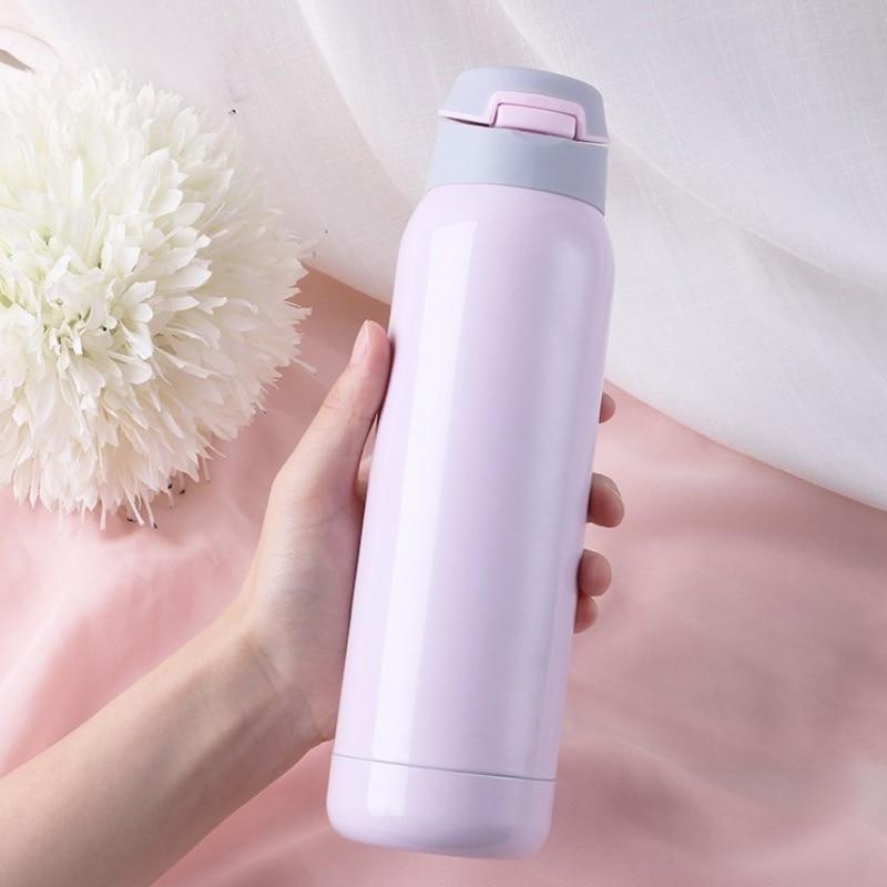 Детская термобутылка, соломенный термос для воды, бутылка для воды из нержавеющей стали, школьная детская термобутылка, бутылка для воды