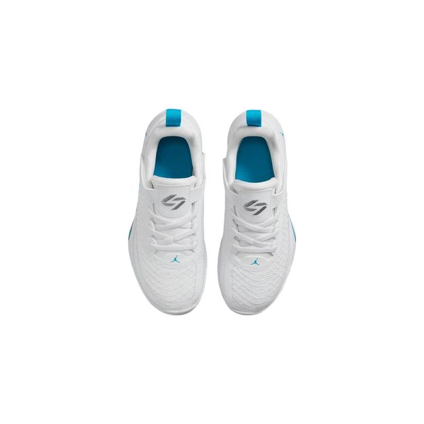 Детские кроссовки Air Jordan Luka 1 PS Бело-сине-красно-серебристые DR6086-104
