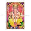 Ganesha Deluxe Metal Sign Wall Cave Plaques Create Party Print Tin Sign Poster