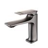 Gunmetal Grey Luxury Wall-Mounted Copper Basin Faucet