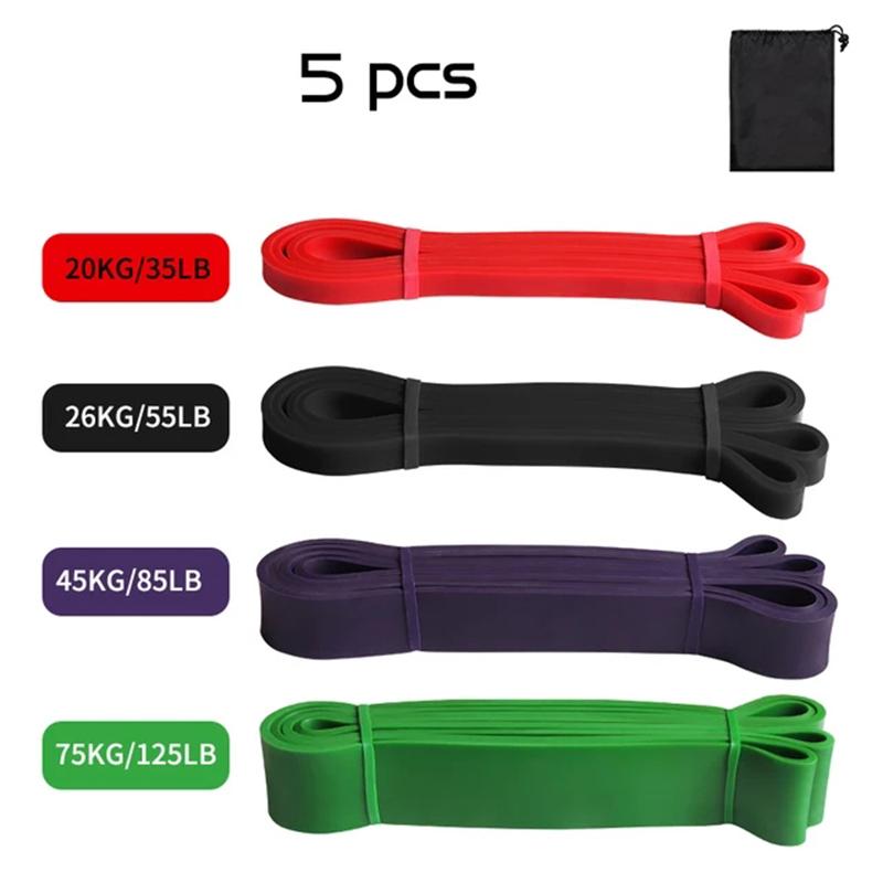 Workout Pilates Latex Resistance Band Exercise Elastic Band for Sport Strength Pull Up Assist Band Heavy Duty Fitness Equipm Practical Use