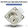 Home Security Burglarproof Zinc Alloy Cabinet Locker Wardrobe 2 Keys Drawer Lock