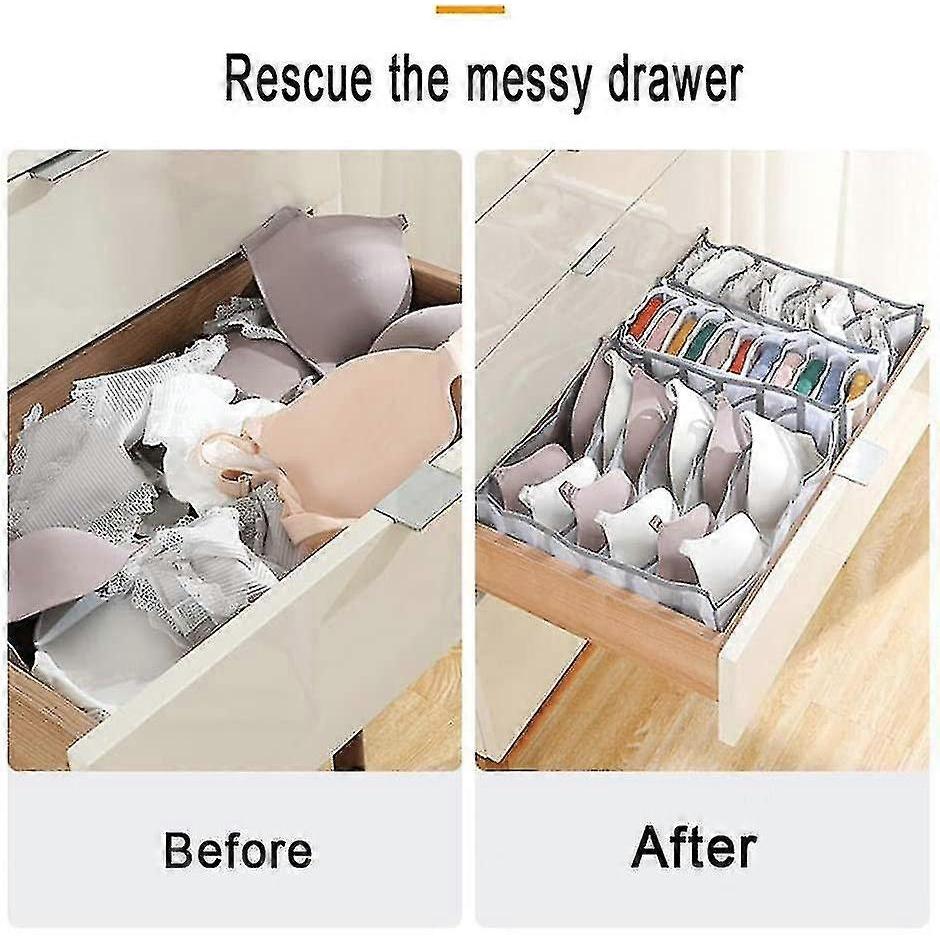 Underwear Storage Set - Foldable Underwear Drawer Storage