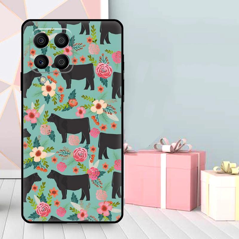 Cute Highland Cow Case For Samsung Galaxy M16 M31 M21 M13 M33 M53 M15 M35 M55 M36 M56 M12 M32 M52 M14 M34 M54