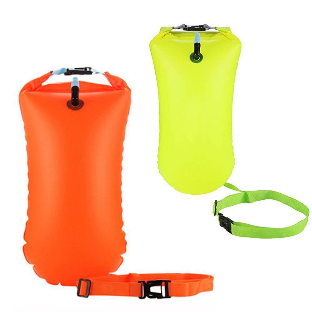 Inflatable swimming float storage bag Belted buoyancy tool Outdoor swimming emergency buoyancy device