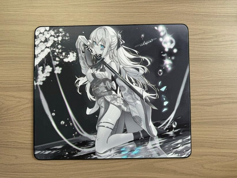 Utopia Gaming Black Blade V2 Gaming Mouse Pad, Cloth Type, XL Size, 490x420x4mm (Authorized Japanese Distributor Warranty)