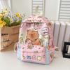 School Bag Cute Cartoon Capybara School Bag Girl Versatile Backpack New Backpack Large Capacity Backpack