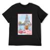 Paris Vibes T-Shirt Blouse Boys Whites Graphic Shirts Cute Clothes Men Clothing