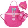 Catchtinipping Girls' Apron + Hatching Waterproof Tosi + Bandana Set PP055, a Popular Character In Korea