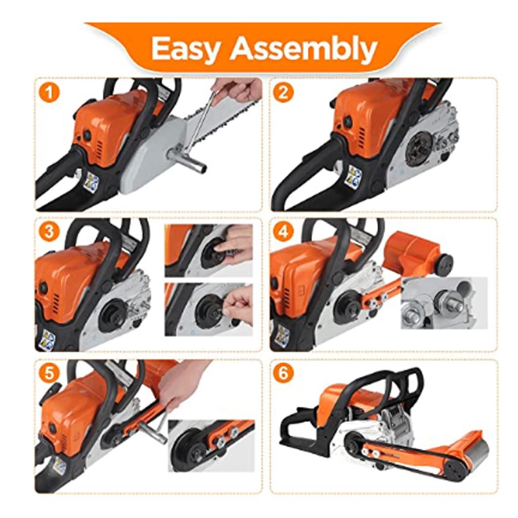 Log Peeler Debarker Multifunctional Chainsaw Debarking Attachment Wood Debarking Tool with 6 Lengthened Blades Log Peeler