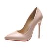 Temperament 12cm Super High Thin Heels Shoes Women Pumps Pointed Toe Colorful Patent Leather Stiletto Wedding Shoe Size 45