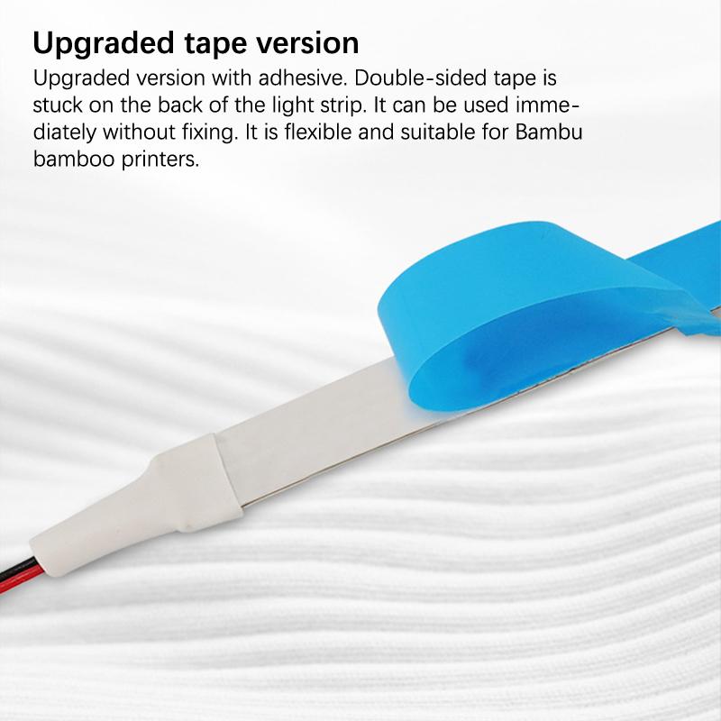 Для Bambu Lab Light P1P P1S X1C светодиодные полосы света комплект светодиодных ламп 5 В 150 см Ip44 лампа освещения супер яркая для Bambulab