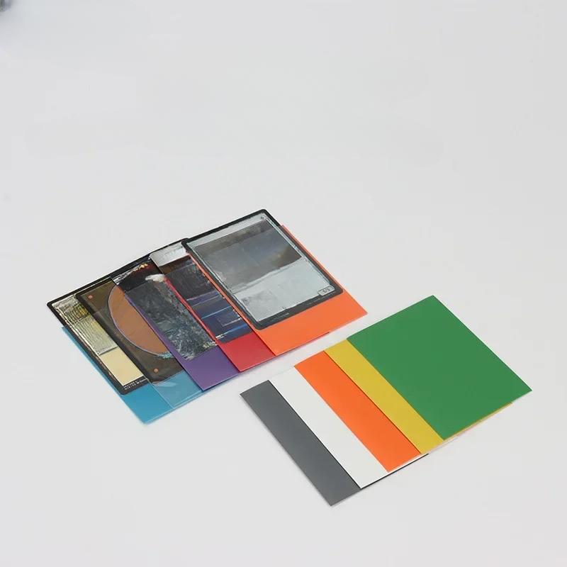 100/50PCS 66x91mm Matte Colorful Standard Size Card Cover PTCG Trading Cards Protector Tarot Shield Board Games Magical Cover