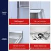 Thickened 304 Stainless Steel Triple Basin Kitchen Sink Set