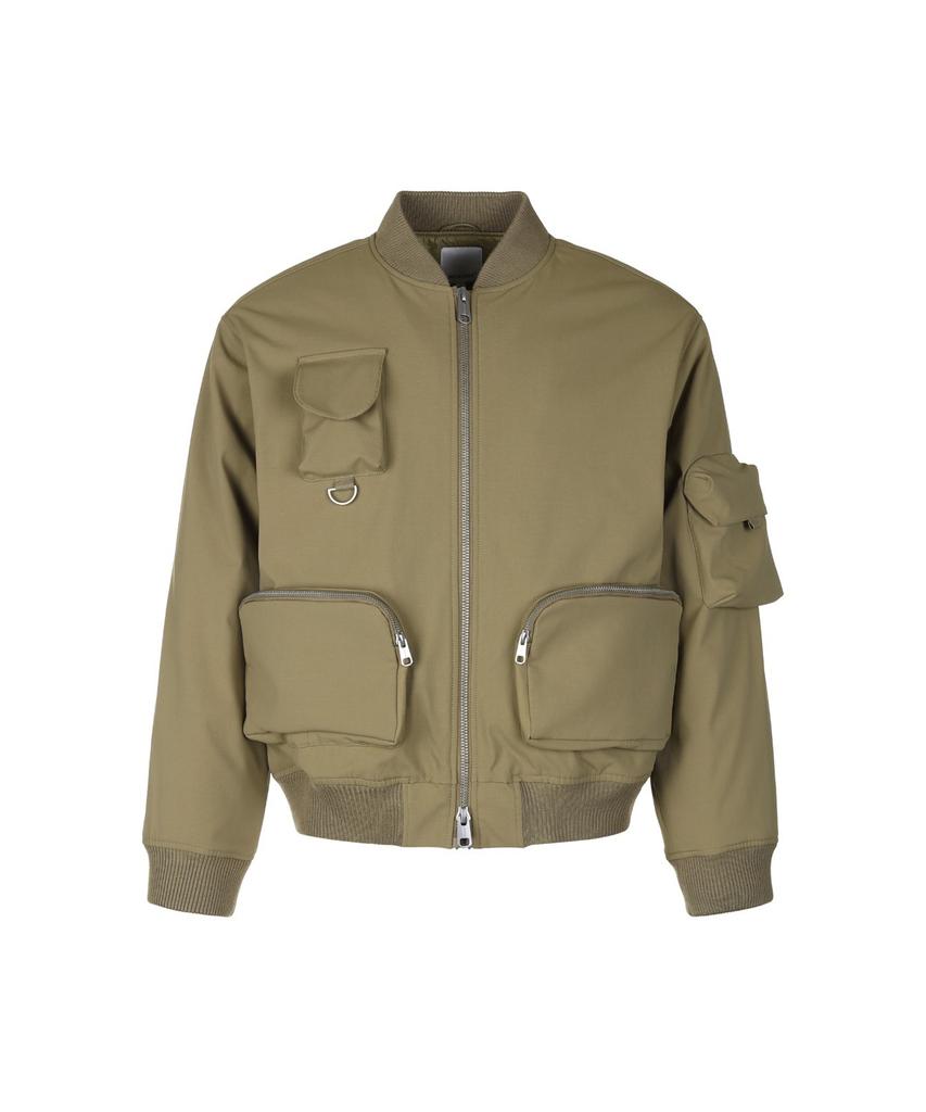 Milacode Multi Pocket Bomber Jacket (Khaki)