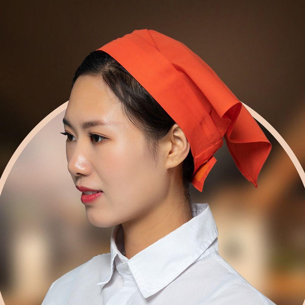 Smoke-proof Dust Kitchen Wrap Hair Hat Work Wear Cooking Hygienic Cap Work Hat Canteen Catering