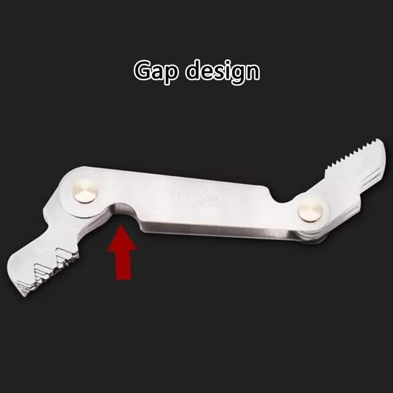 Профессиональный инструмент для измерения резьбы Высокоточные шаблоны шага резьбы Простой в использовании для инженеров, ремонтников и DIY-проектов