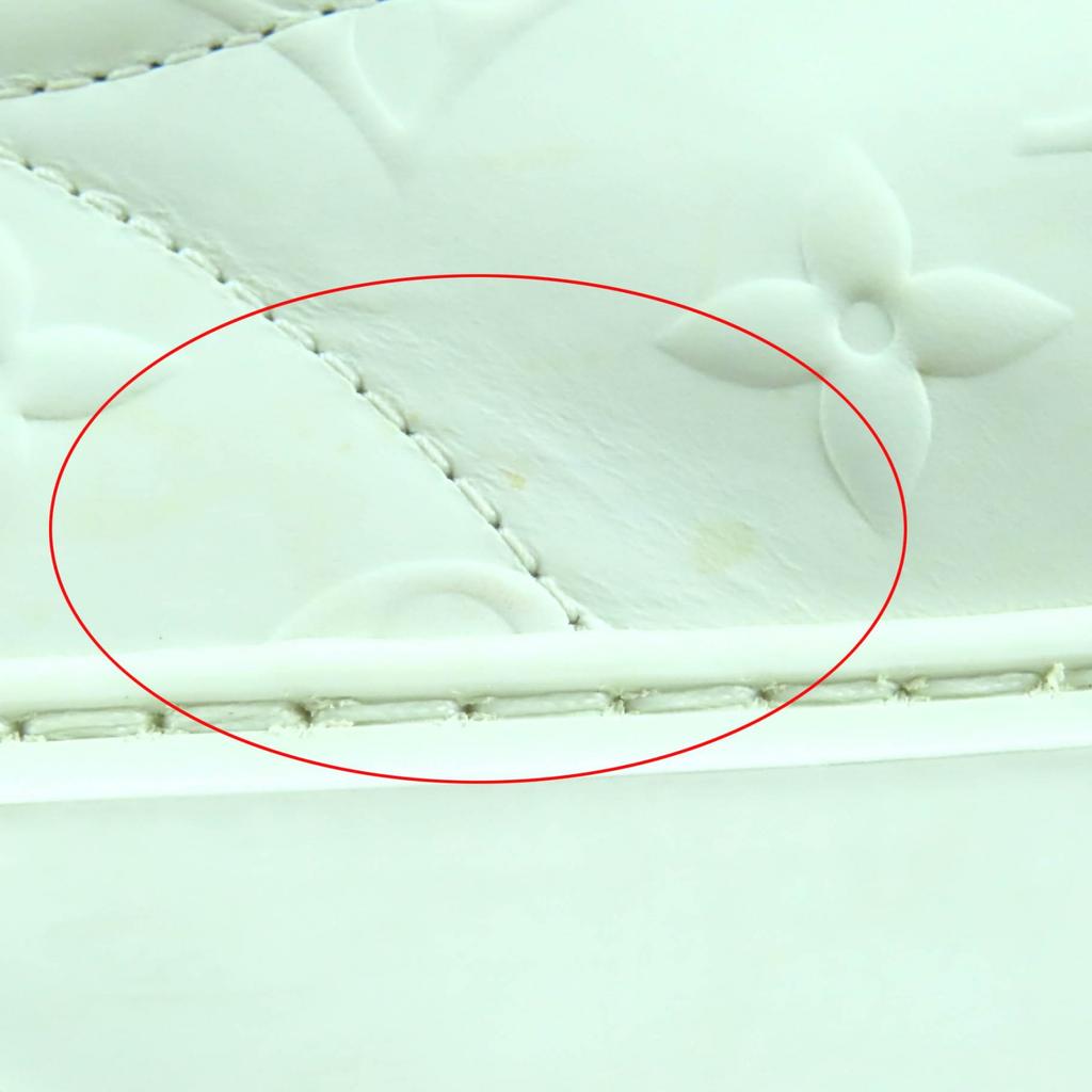 Great LOUIS VUITTON sneakers timeout line White brown leather Women 37 Used