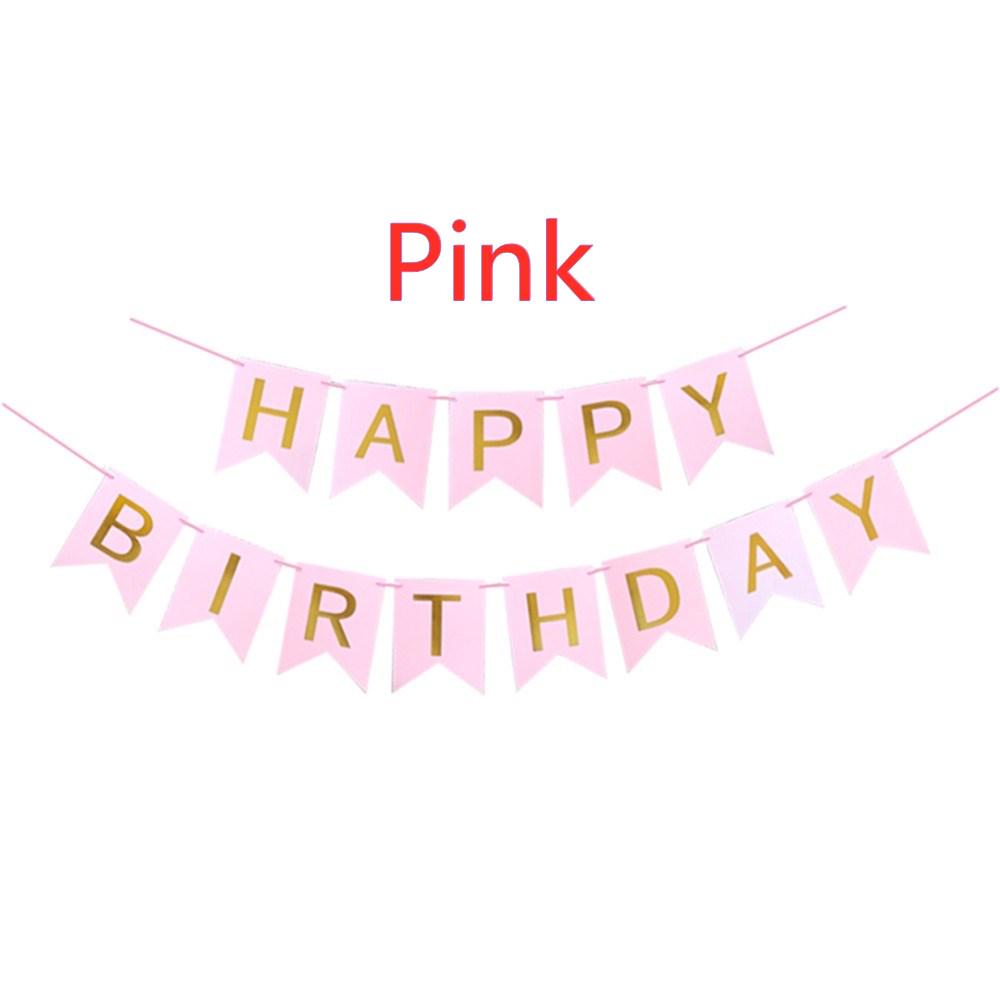 Anniversary Decorations Birthday Banner Decoration Party Balloons Paper Flowers