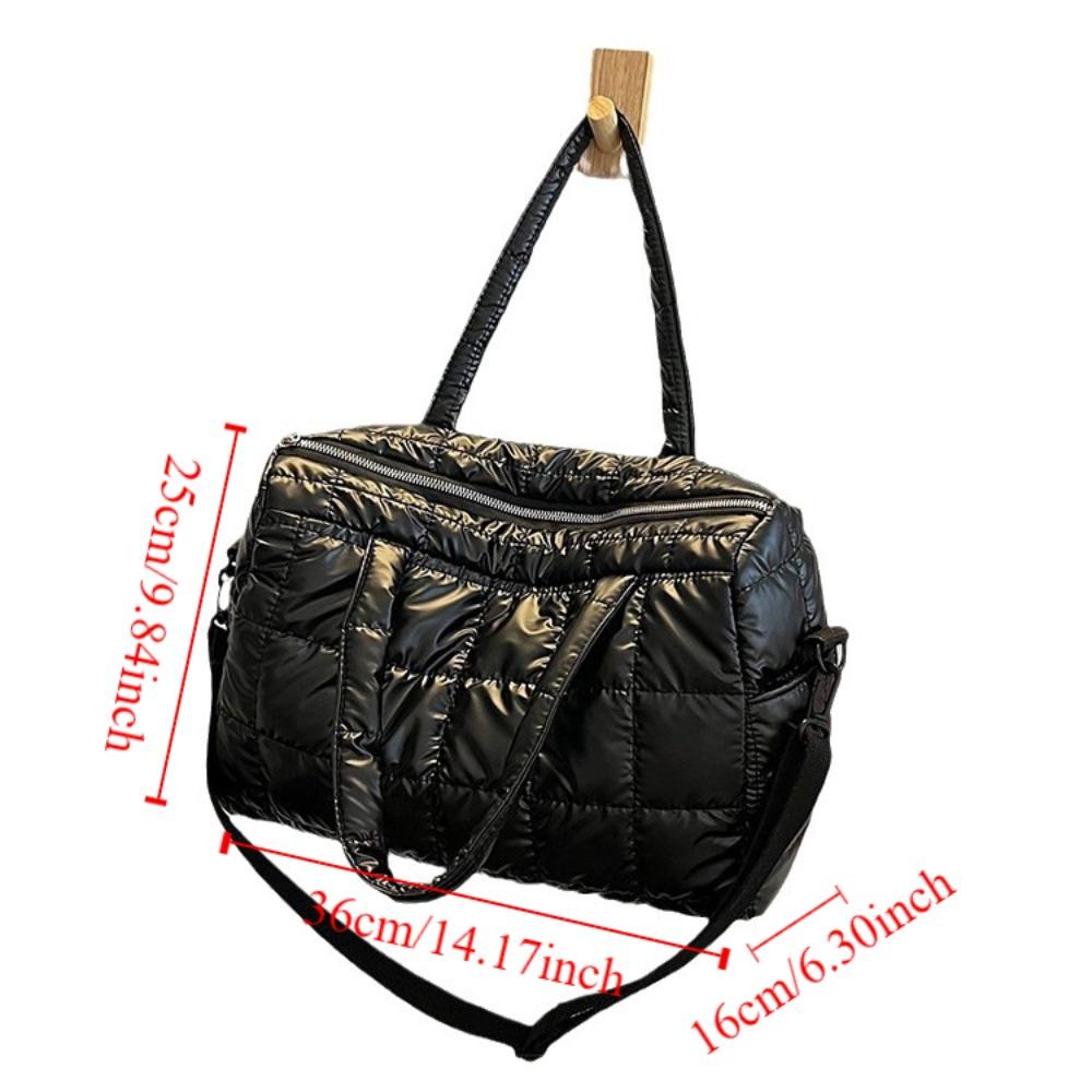 Большая сумка через плечо Cloud Корейский стиль Нейлоновая сумка Ручная сумка Яркое пространство Хлопковая сумка-тоут Женская