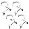 HAMILO Stage Lighting Hook Clamps, Up To 60kg (130 Lbs), 4-Piece Set