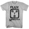 Back to the Future Flux Capacitor Gray Adult T-Shirt