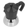 180 мл 4 чашки алюминиевый кофейник итальянская восьмиугольная бытовая кофеварка мока горшок черный