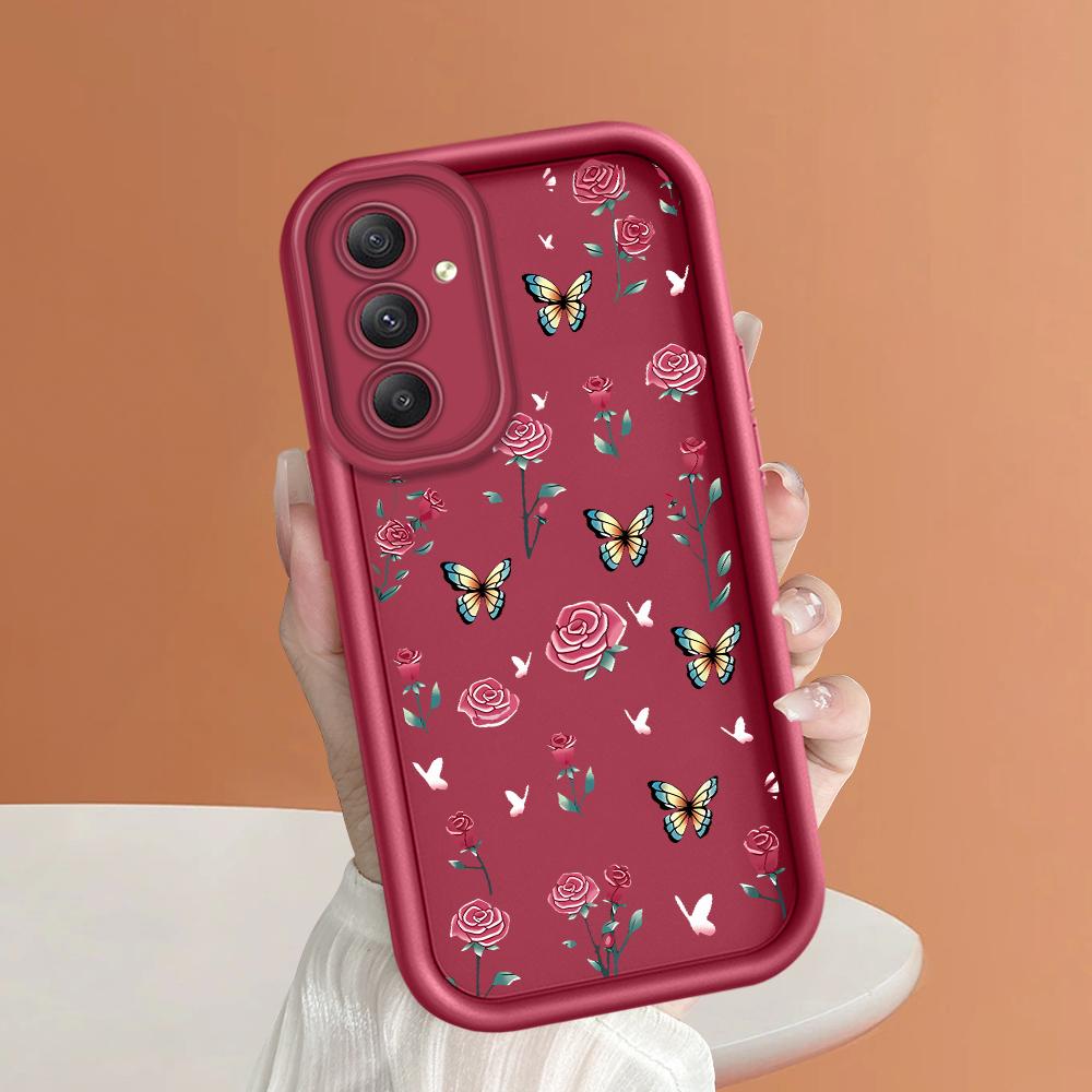 Мягкий силиконовый квадратный чехол с рисунком лестницы для телефона, полное покрытие, противоударный защитный резиновый чехол для камеры для Samsung