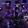 ATTACK SHARK G800 Gaming Professional Wireless Surround Sound with Sound 3 Aluminum 50mm AI Removable Adjustable Compatible with and PS5 Headset, RGB,