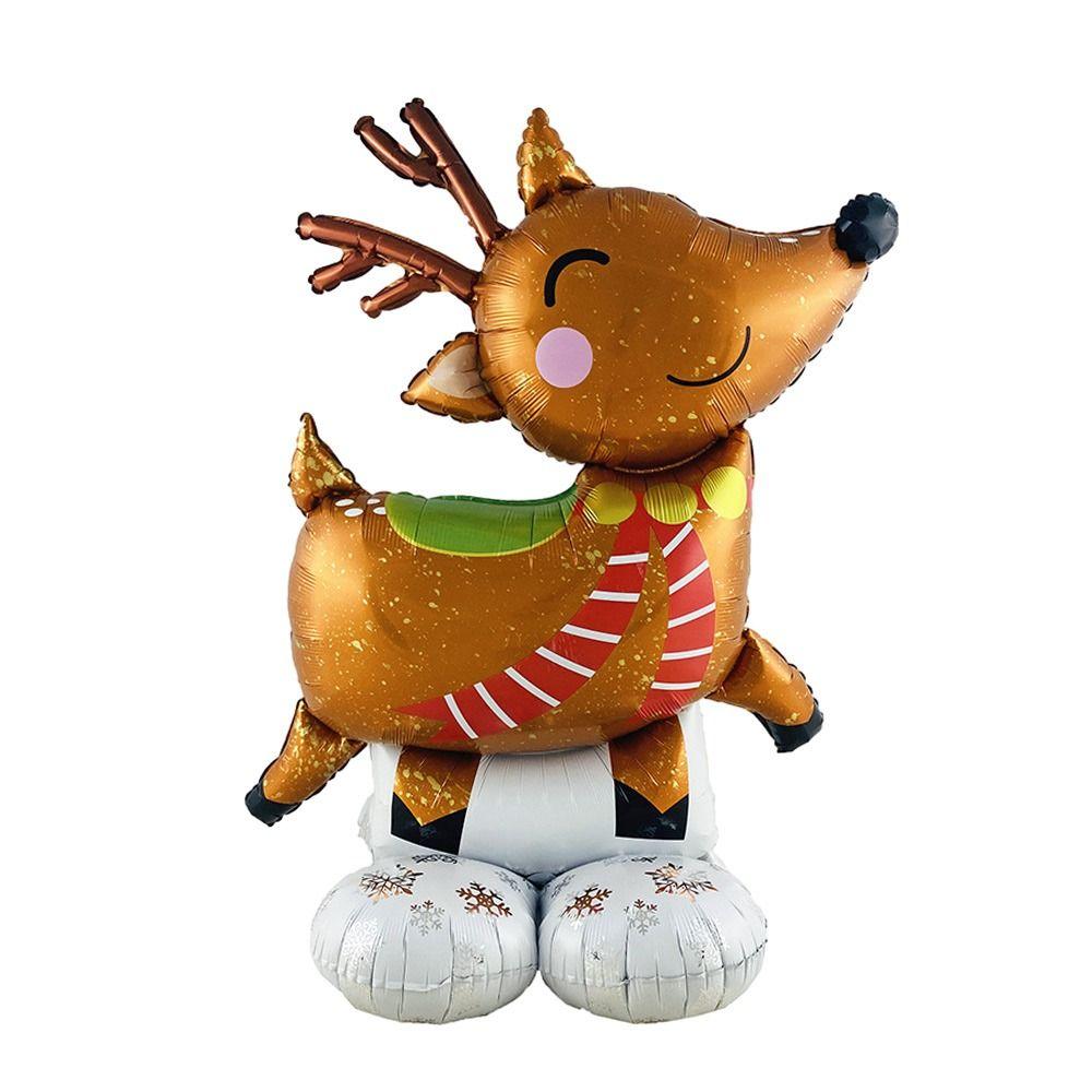 Снеговик Рождественская вечеринка Украшение Санта-Клауса Украшение дома Рождественский стоячий воздушный шар