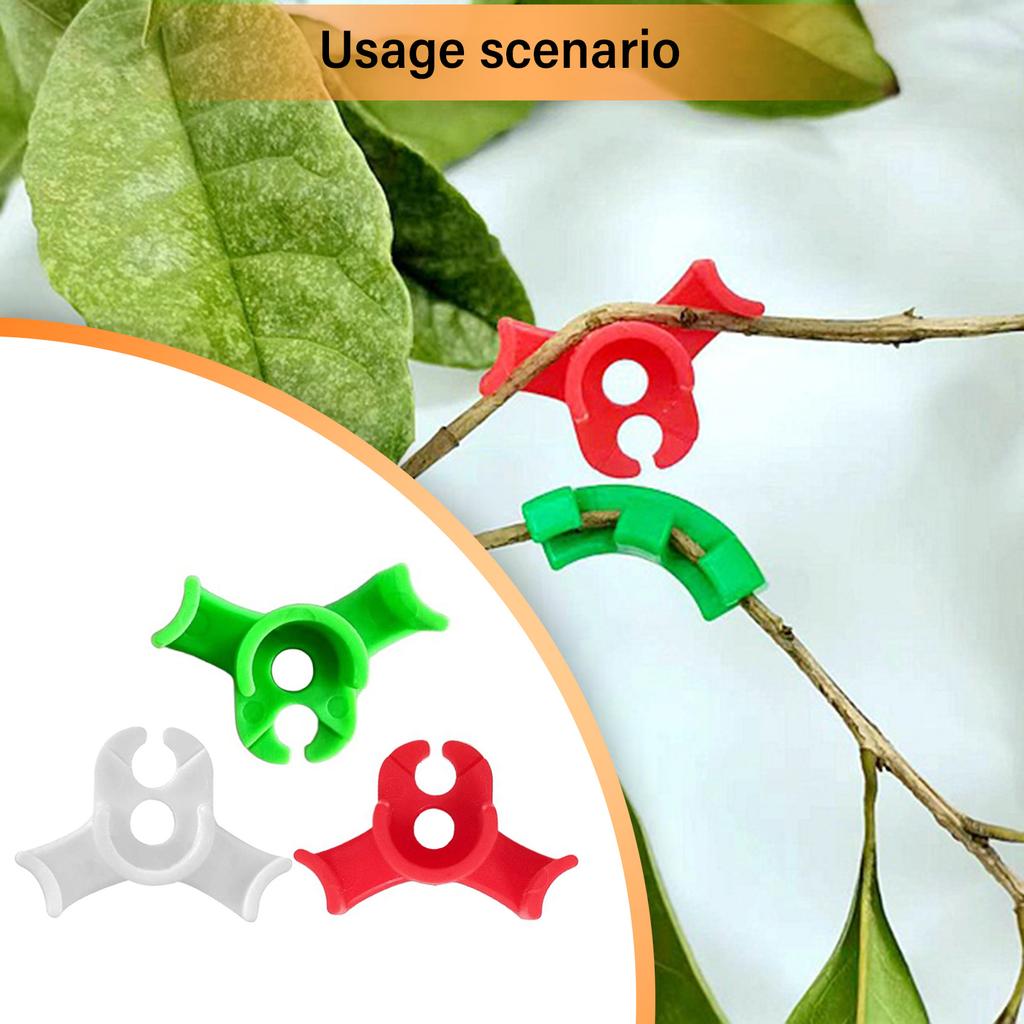 Bonsai Branch Bender Tool Green Ear Shape Adjustable Angles Plant Clamps Bending Device for Tree Shaping Home Gardening