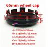 GAM1 4pcs 56mm 60mm 65mm 68mm black/green For Skoda Car emblem Wheel hub Center Cap Badge covers sticker Decals Styling accessories