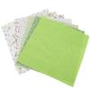 7pcs / Set 100percent Cotton Batiks Sewing Craft Cloth for DIY Wallet Cushion Cover (S)