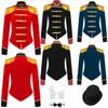 Women Ringmaster Costume Showman Cosplay Tassel Victorian Jacket with Hat Gloves Stage Shows