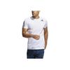 adidas Aero3s Tee Pb Повседневная спортивная футболка для бега с коротким рукавом Мужские топы Белый GQ2164