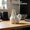 Забавная курица, напечатанная на 3D-принтере, абстрактное украшение для дома