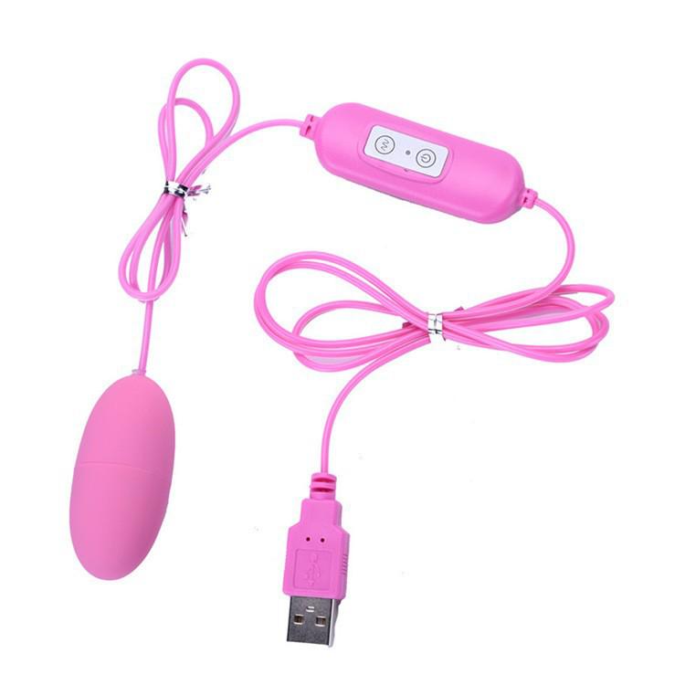 USB-яйцо с двойной вибрацией на дистанционном управлении для интимного использования
