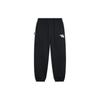 Li Ning Disney Hugging Dragon Collaboration Series Loose Fleece Cuffed Knitted Sports Pants Men Bottoms Black AKLU513-1