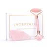 Rose Quartz Jade Roller Face Massager Gua Sha Board Set Natural Stone Eyes Care Face Lifting Slimming Massage Tools Beauty Care