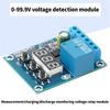 Модуль реле с цифровым контролем напряжения DC 9V 12V 24V, плата управления переключателем реле, светодиодный вольтметр, монитор заряда/разряда, 5 реле