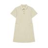 Covernat Early Autumn Casual Solid Color Short Sleeve Dress Women dresses CO2502OP79BE