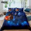 Главная Жизнь Роскошь 3D Galaxy Постельное белье Комплект пододеяльников Наволочки Детский комплект постельного белья Queen и King Размеры ЕС/США/Австралия/Великобритания