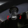 Kia Комплект колпачков для вентилей шин с логотипом и брелок-ключ с гаечным ключом - Совместим с различными моделями