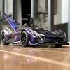 1:18 Проект Аполлон EVO Суперкар Литая Металлическая Модель Игрушечная Машинка Звук и Свет Инерционная Детская Игрушечная Машинка Праздничный Подарок