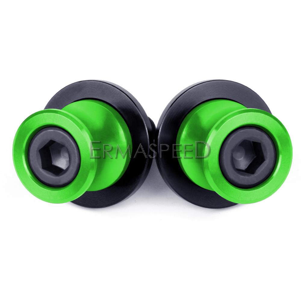 Для Z1000 Z900 Z750 Z250 NINJA250 Z50L ER6N катушки маятника мотоцикла задняя подставка винты ползунки M8 M10 алюминий с ЧПУ