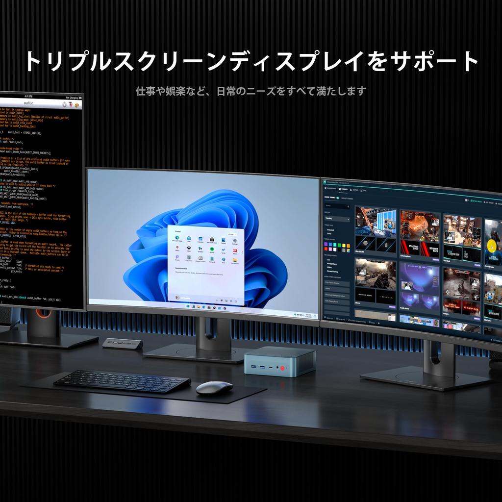 Intel Mini PC I5 12600H BOSGAME P2 Lite Mini PC 16G DDR4 3200Mhz RAM 512G PCIe NVMe SSD Mini PC Equipped with Windows 11 Pro WiFi 6E Dual LAN Screen