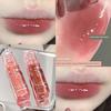 Small Square Mirror Lip Lacquer Nude Color Series Lipstick Student Party Plain Face Cheap White Lipstick Moisturizing Long Lasting and Does Not Fade