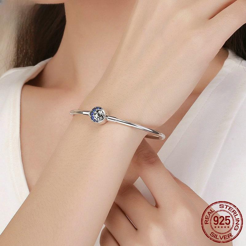 European and American S925 Sterling Silver Ladies Small Fresh Starry Sky Bracelet