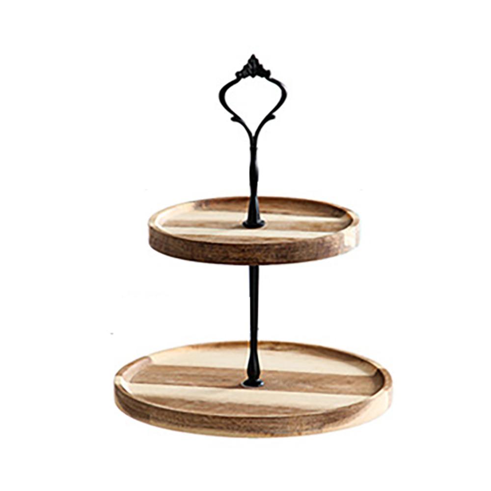 Smooth Serving Tray Detachable Multi Layer Frame Food Platter Elegant Storage Tray Afternoon Tea